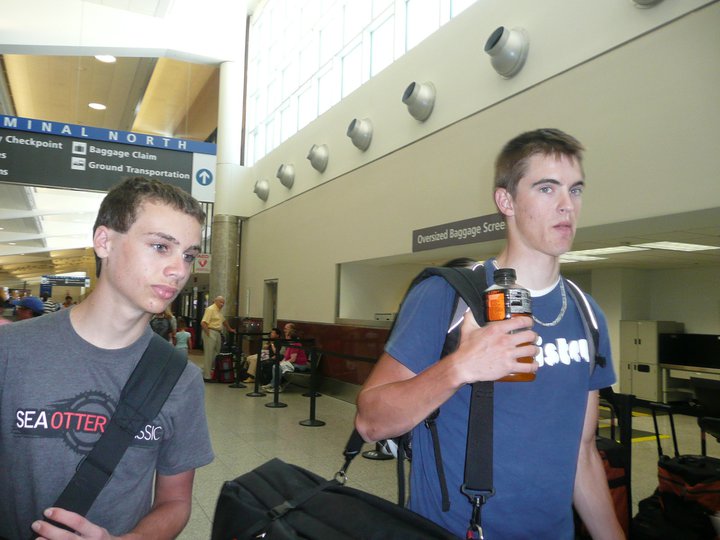 Andrew and David at Hartsfield